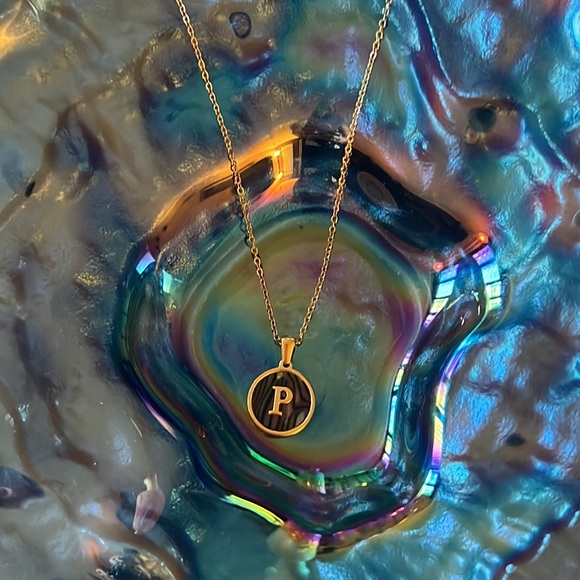 P Letter Necklace - Picture 3 of 4